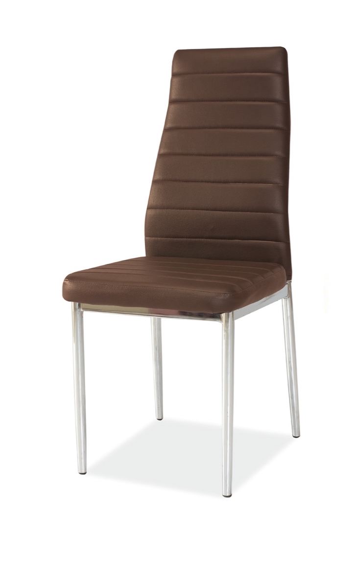 krzesło kuchenne, krzesła, krzesła nowoczesne, krzesła do jadalni, ekoskóra, brązowy,